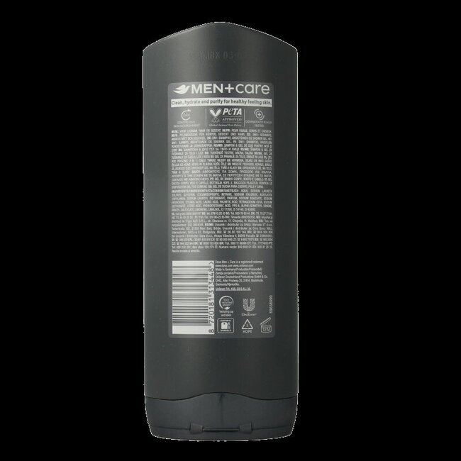 Gel douche Men+Care Clean Comfort 400 ml