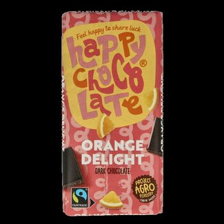 Happy Chocolate Chocolat noir orange bio 100 g