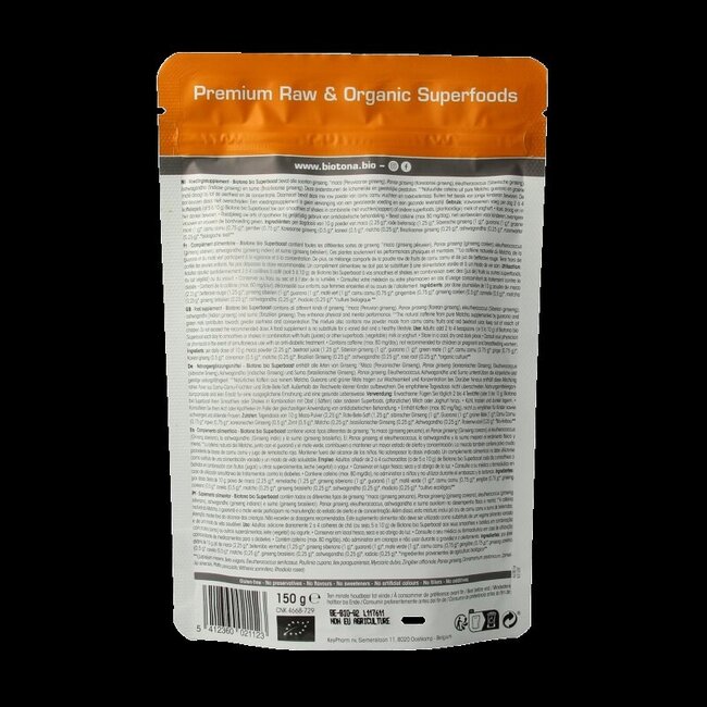 Superboost bio organique 150 g