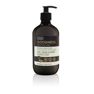 Baylis & Harding Hand wash goodness oud, cedar & amber 500 Milliliter