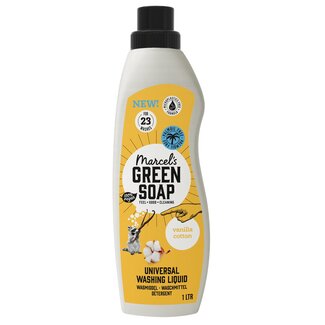 Marcel's Green Soap Wasmiddel universeel vanille & katoen 1 Liter