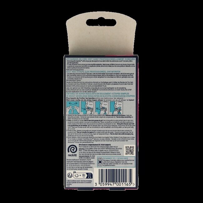 Expert koude waxstrips gezicht 20 Stuks