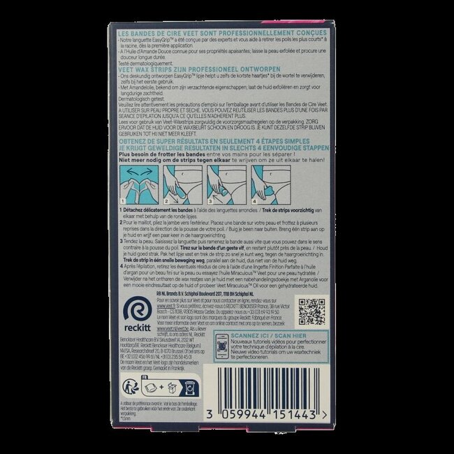 Expert koude waxstrips bikini 16 Stuks