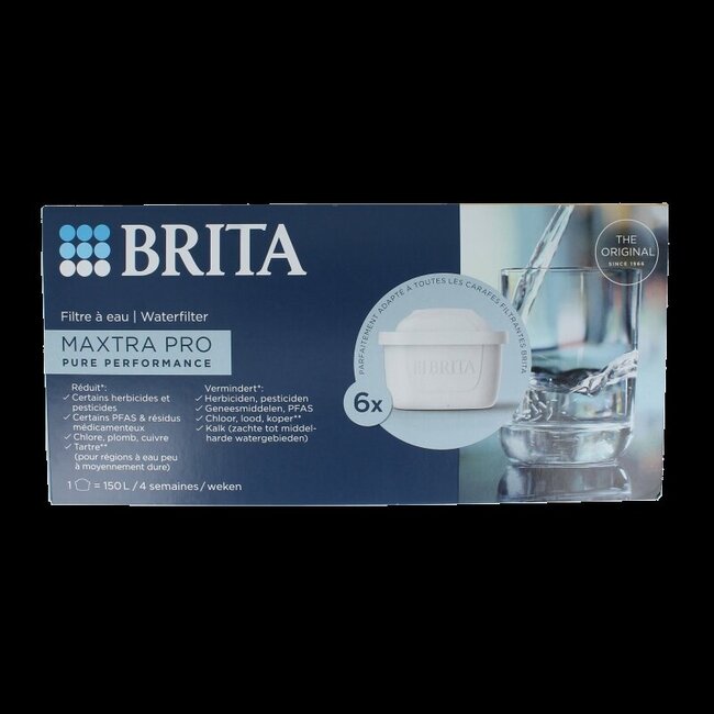 Waterfilterpatroon maxtra pro all-in-1 6-pack 6 Stuks