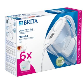 Brita Marella cool white + 6 maxtra pro all-in-1 1 Set