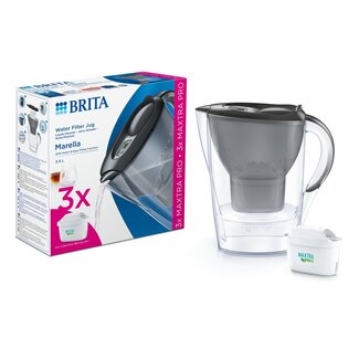 Brita Marella cool graphite + 3 maxtra pro all-in-1 1 Set