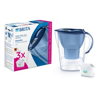 Brita Marella cool blue + 3 maxtra pro all-in-1  1 Set