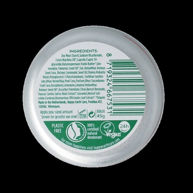 Pure deodorant balm floral patchouli 45 Gram