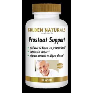 Golden Naturals Prostaat support 120 Vegetarische capsules