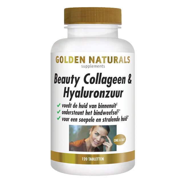 Beauty collageen & hyaluronzuur 120 Tabletten
