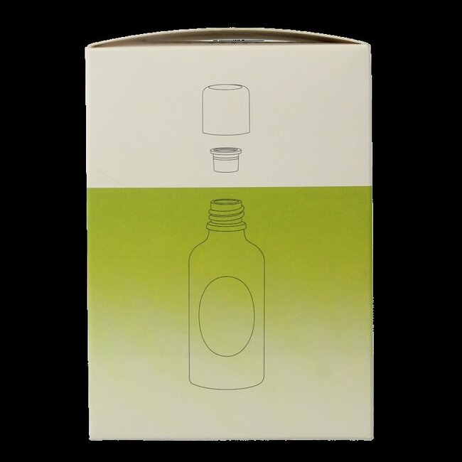 Lege flessen set 6x50ml schenkdop bruin glas 1 Set