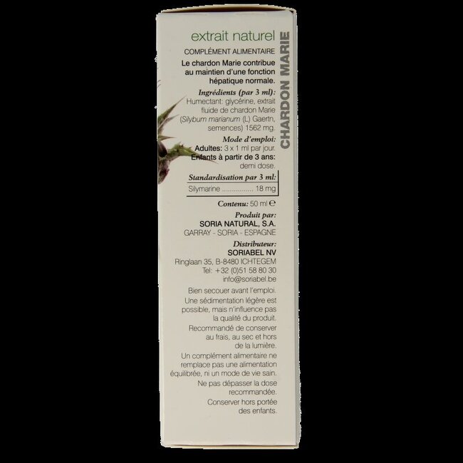 Extrait de Silybum marianum 50 ml