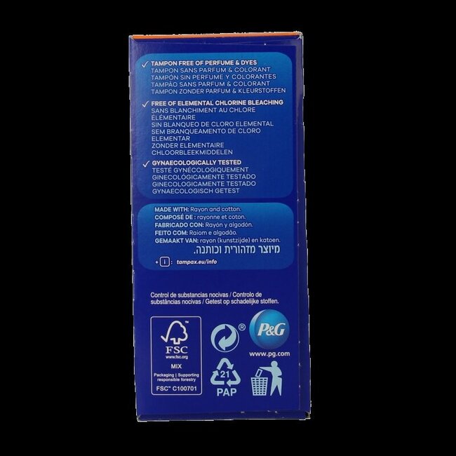 Tampons Super Plus - 20 pièces