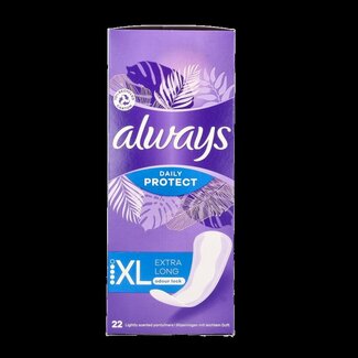 Always Protège-slips Daily Protect Extra Long 22 pièces