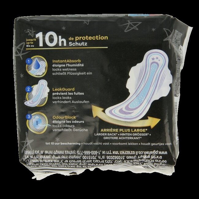 Maandverband ultra secure nacht  9 Stuks