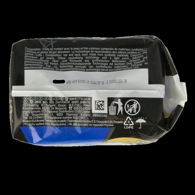 Serviettes hygiéniques Ultra Secure Night 9 pièces