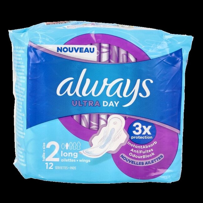 Maandverband ultra day long  12 Stuks