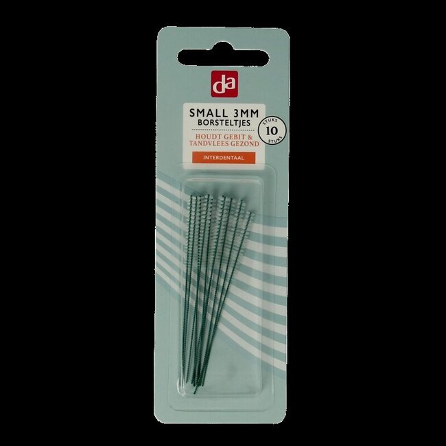 Interdental borstel small 3mm zonder handvat 10 Stuks