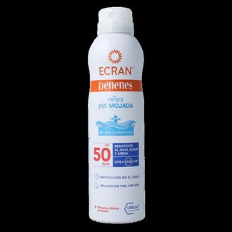 Ecran Spray solaire enfants peau mouillée SPF50 250 ml