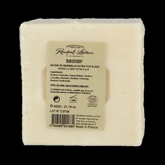 Rampal Latour Marseille zeep cube wit 600 Gram