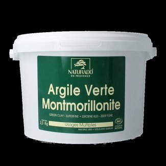 Naturado Groene klei montmorillon emmer 2.5 Kilogram