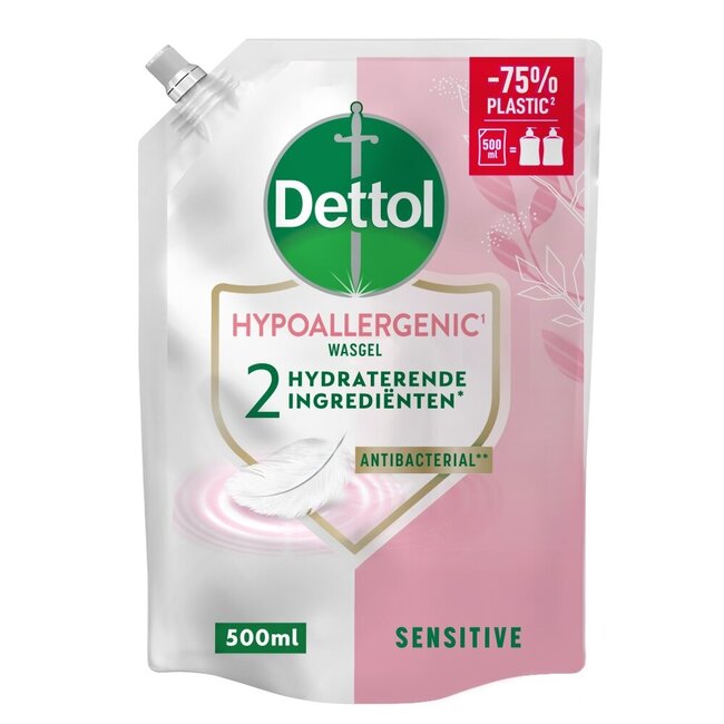Refill handzeep sensitive 500 Milliliter
