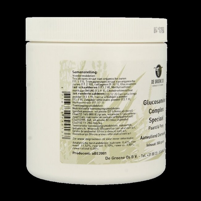 Glucosamine complex speciaal paard/pony 500 Gram