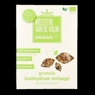 De Halm Granola bio à teneur réduite en glucides 350 g