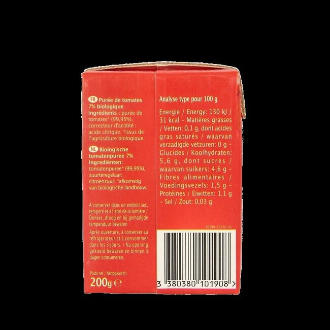Passata de tomates bio 200 g