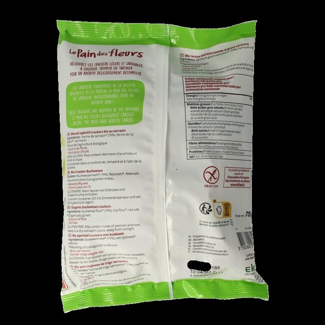 Snack salé au sarrasin bio 75 g