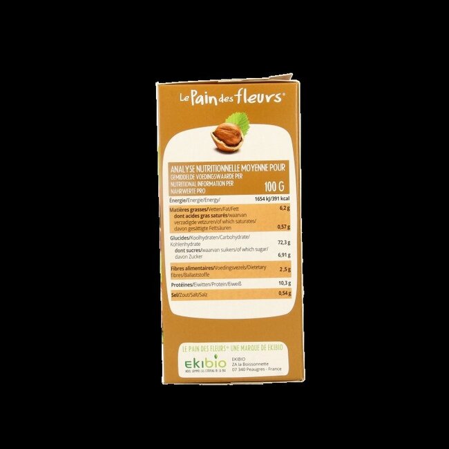 Krokante bio crackers met hazelnoot glutenvrij 150 Gram