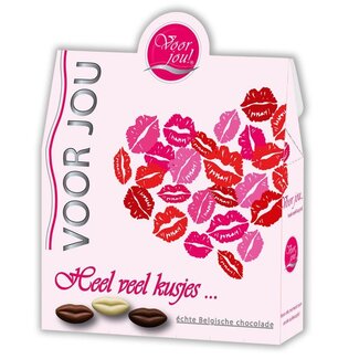 Voor Jou! Cadeaudoosje veel kusjes 100 Gram
