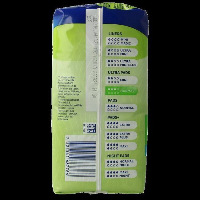 Discreet ultra pads normal 16 Stuks