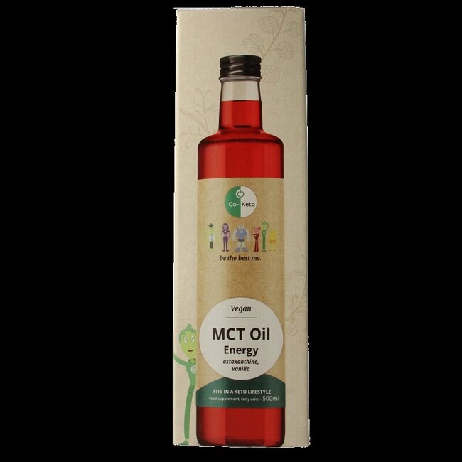 MCT olie premium energie & astaxanthine 500 Milliliter