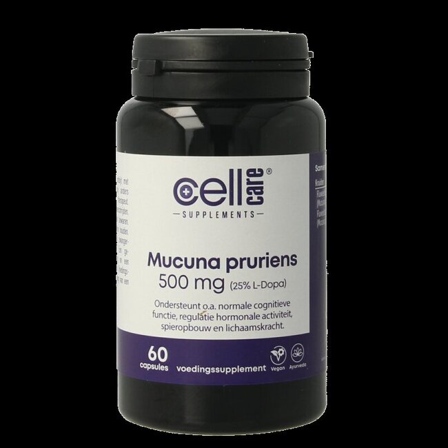 Mucuna pruriens 500mg (25% L-dopa) 60 Capsules