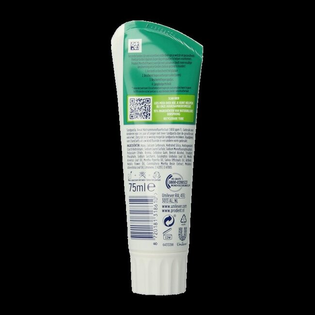 Dentifrice menthol power 75 ml
