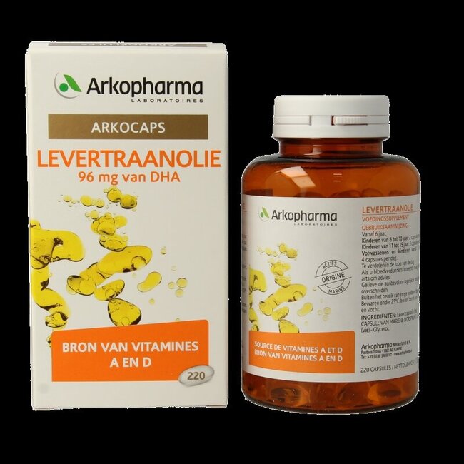 Levertraanolie 220 Capsules