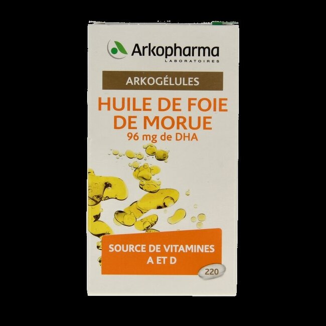Huile de foie de morue 220 Capsules