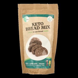 Go-Keto Brood bak mix bruin brood keto koolhydraatarm 245 Gram