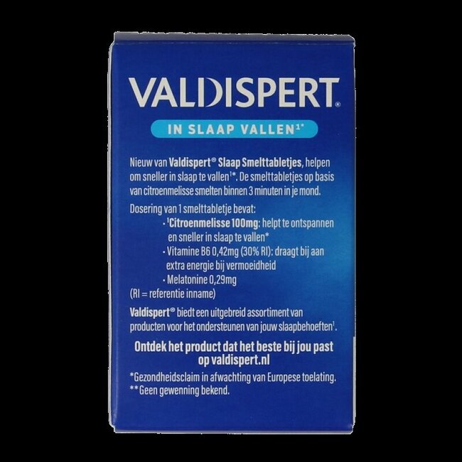 Slaap smelttablet 30 Smelttabletten