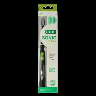 GUM Brosse à dents sonique Daily à pile 1 unité