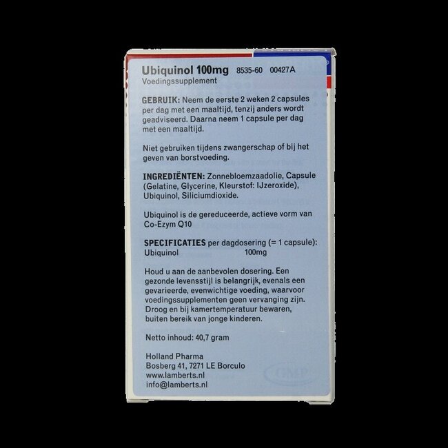 Co enzym Q10 100mg (Ubiquinol) 60 Capsules