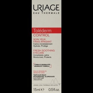 Uriage Tolederm frisse kalmerende verzorging ogen TP 15 Milliliter