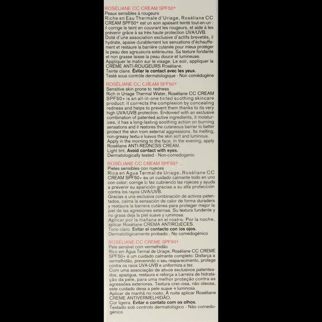 Roséliane Crème Teintée Hydratante & Protectrice SPF50 40 ml