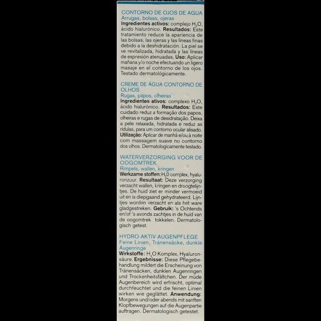Mineraal water verzorgende oogcontour 15 Milliliter