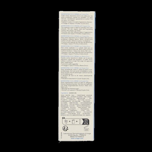 Bariederm CICA creme 40 Milliliter