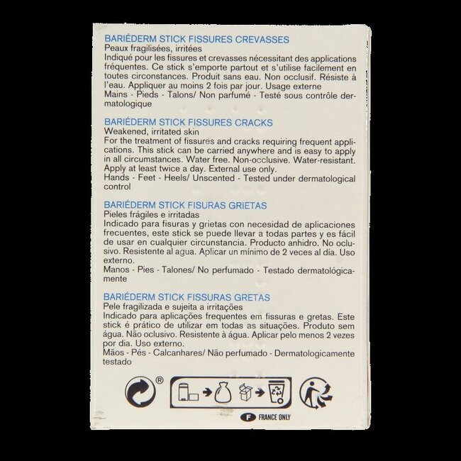 Bariederm kloven en barsten stick 22 Gram