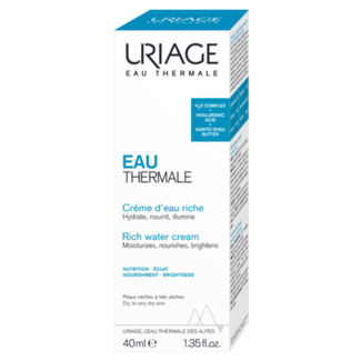Uriage Mineraal water rijke water creme 40 Milliliter