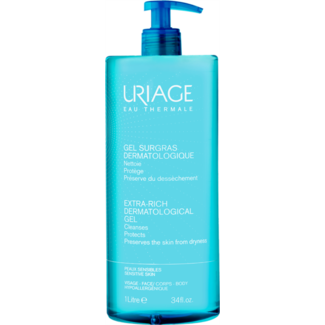 Uriage Gel surgras dermatologique peaux sensibles 500 ml