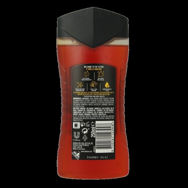 Gel douche recharge sport refresh 250 ml